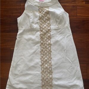 Bright White Lily‎ Pulitzer Resort Dress Size 6 100% Cotton.